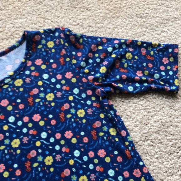 Lularoe Floral Dot Julia Dress - Picture 4 of 8